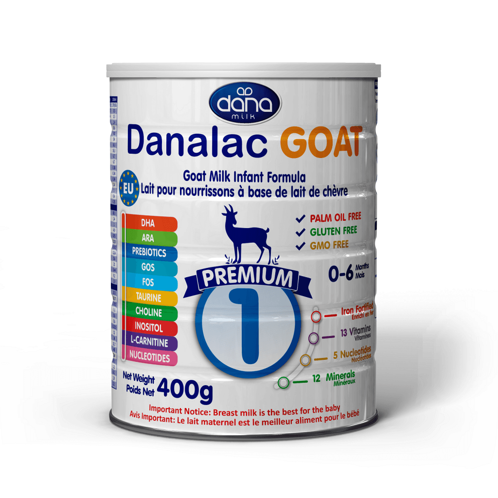 Danalac Goat Milk Infant Formula 400g Stage 1 Baby Milk Powder for Infants and Toddlers Age 0-6 Months