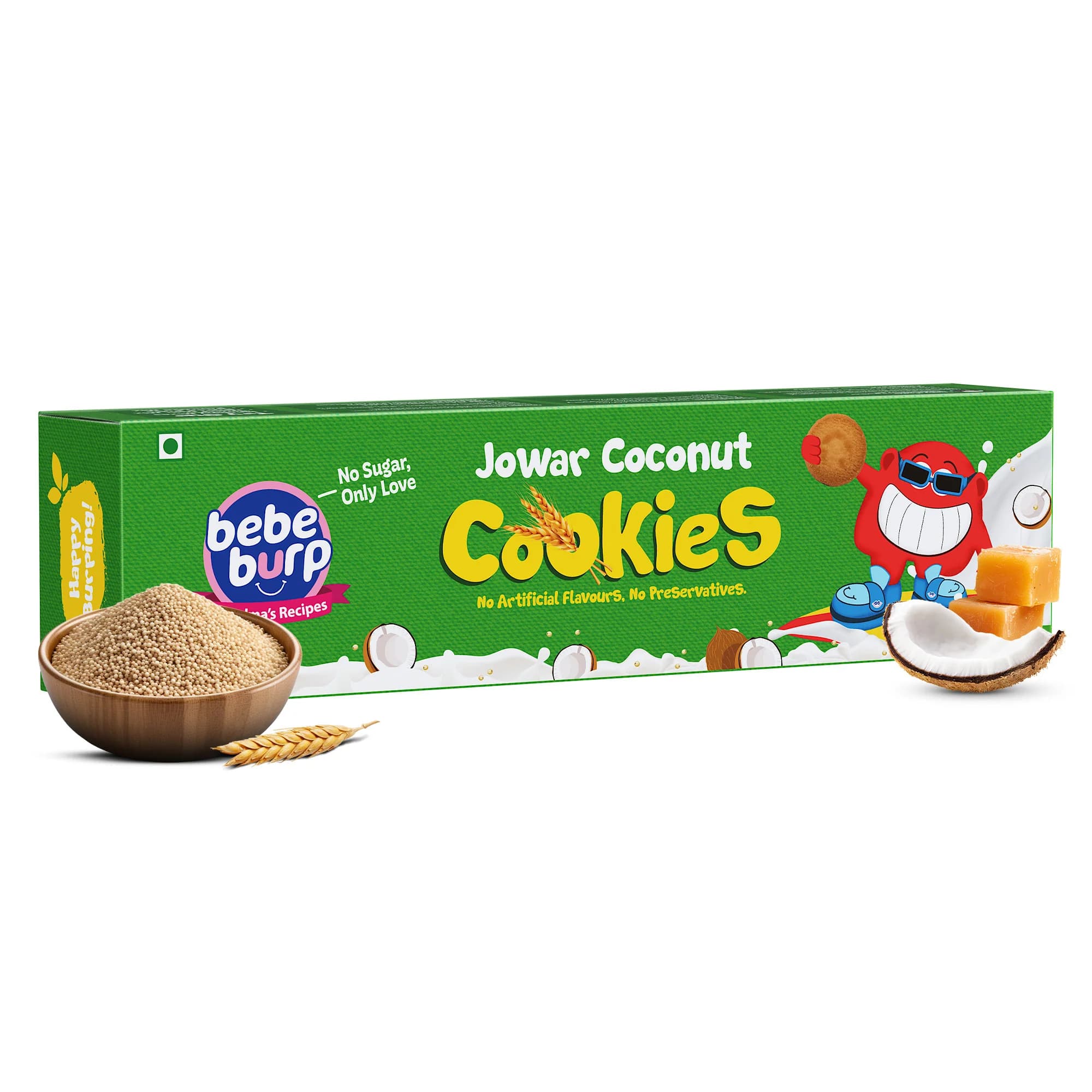 Bebe Burp Jowar Coconut Cookies - 150gm