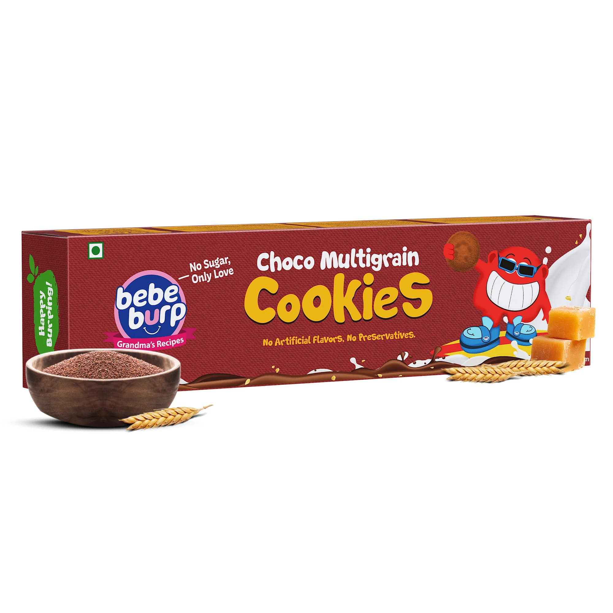 Bebe Burp Choco Multigrain Cookies - 150gm