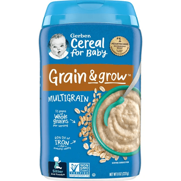 GERBER 2ND FOODS MULTIGRAIN CEREAL 227G