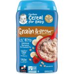 Gerber, Lil' Bits, Oatmeal Cereal, 8+ Months, Banana Strawberry, 8 oz (227 g)