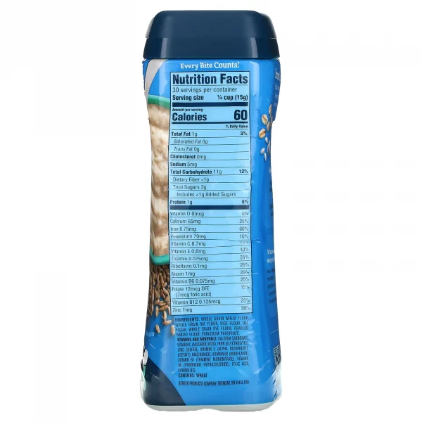 Gerber, Multigrain Cereal, 2nd Foods, 16 oz (454 g)-Back