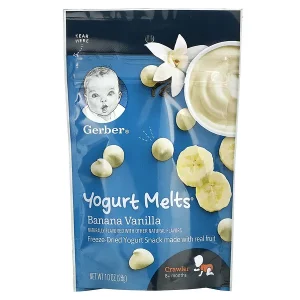 Gerber, Yogurt Melts, 8+ Months, Banana Vanilla, 1 oz (28 g)