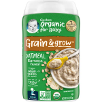 Gerber Organic Oatmeal Banana