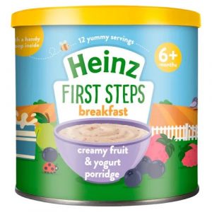 Heinz First Steps Breakfast Creamy Fruit & Yogurt Porridge 6+ Months 240g