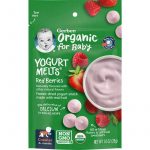 Gerber Organic for Baby Yogurt Melts Red Berries, 8+ Months,1 oz (28 g)