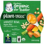 Gerber, Organic for Toddler, Harvest Bowl, Plant-Tastic, 12+ Months, Vegan Mac with Creamy Veggie Sauce, 4.5 oz (128 g)