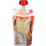 Happy Family Organics, Happy Tot, Super Morning, Stage 4, Organic Apples, Cinnamon, Yogurt & Oats + Super Chia, 4 oz (113 g)