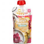 Happy Family Organics, Happy Tot, Super Morning, Dairy Free, Stage 4, Organic Bananas, Dragon Fruit, Coconut Milk & Oats + Super Chia, 4 oz (113 g)