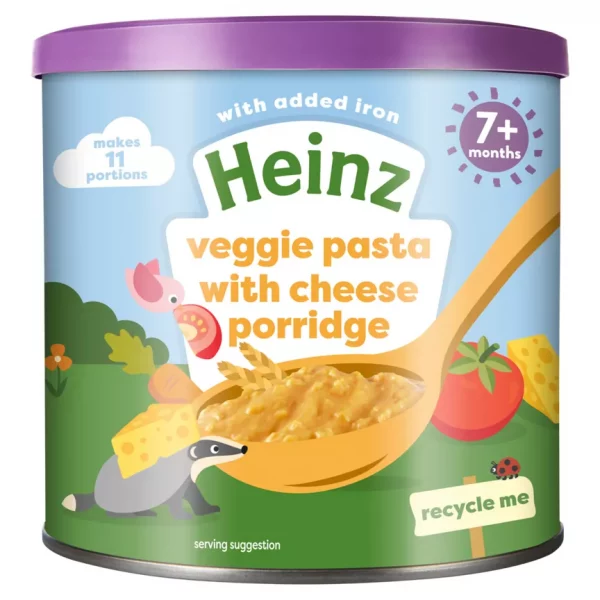 Heinz 7+ Months First Steps Cheesy Veg with Pasta, 200g