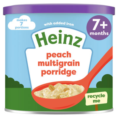 Heinz Peach Multigrain Porridge Baby Food 7+ Months