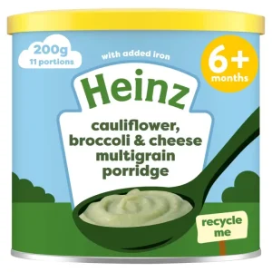 Heinz Cauliflower, Broccoli & Cheese Multigrain Porridge 6+ Months 200g