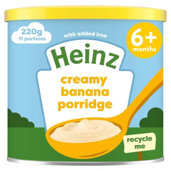 Heinz Creamy Banana Porridge Baby Food 220g